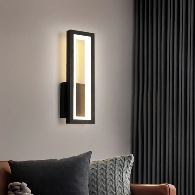 Modern Minimalist LED Wall Lamp for Home Decor - 17W AC96V-260V Sconce for Living Room, Bedroom, Aisle