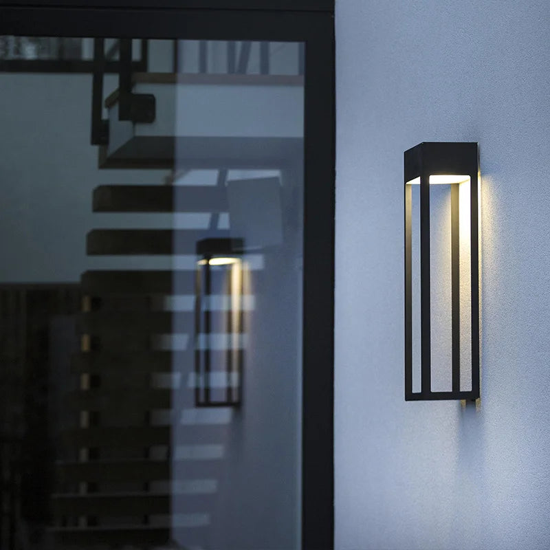 VZVI Outdoor Wall Light: Solar-Powered Illumination for Your Space