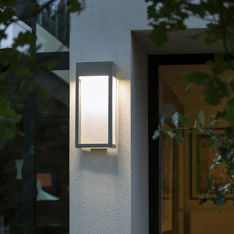 VZVI Outdoor Wall Light: Solar-Powered Illumination for Your Space