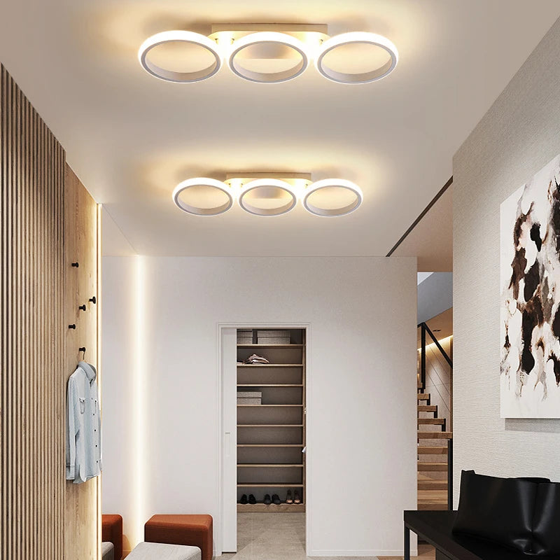 Nordic LED Chandelier Ceiling Lamp – Modern Lighting for Living Rooms and Corridors