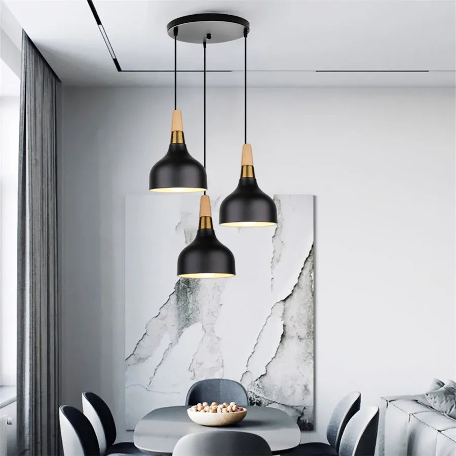 Industrial 3-Heads Metal Pendant Light – Versatile Illumination for Contemporary Spaces