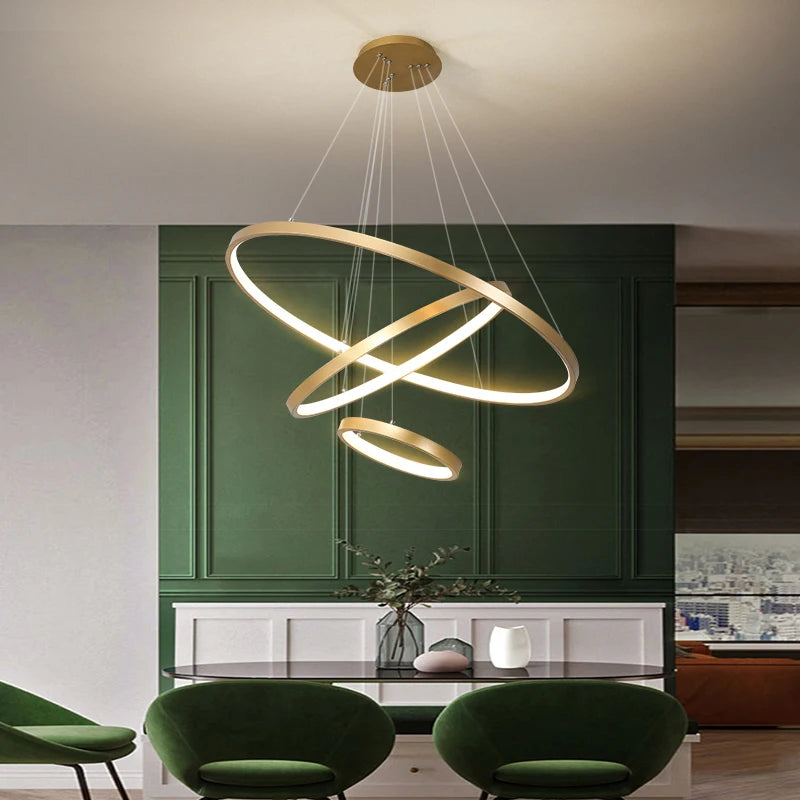 Modern LED Ceiling Chandelier for Villa, Living Room, Bedroom, Dining Room