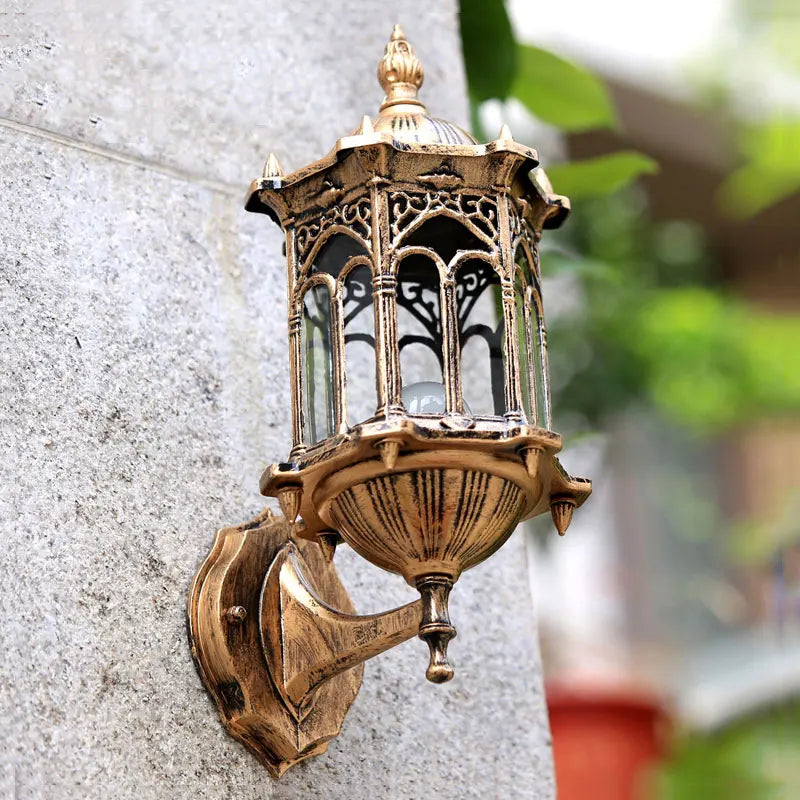 Retro Outdoor Waterproof Antirust E27 Wall Lamp