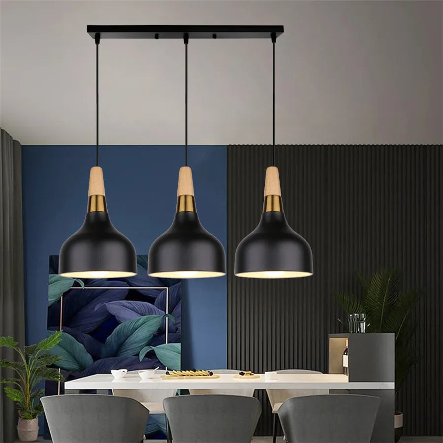 Industrial 3-Heads Metal Pendant Light – Versatile Illumination for Contemporary Spaces