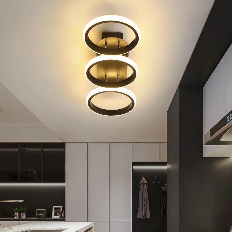 Nordic LED Chandelier Ceiling Lamp – Modern Lighting for Living Rooms and Corridors