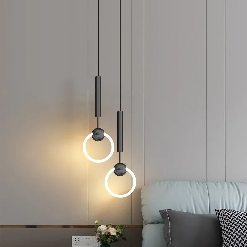 Nordic Luxury LED Chandelier Modern Pendant Light for Dining Room Kitchen Bedroom Bar Decor