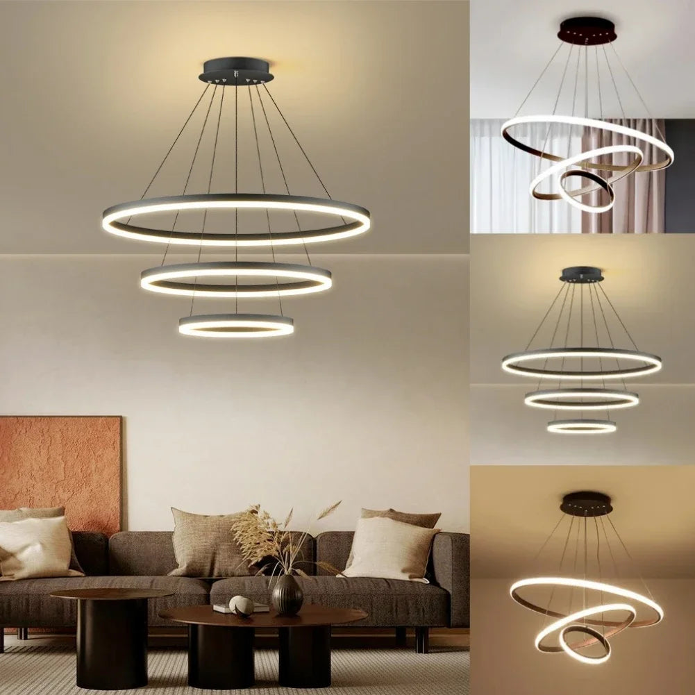 Nordic Luxury Ceiling Chandelier – Elegant Lighting for Any Room