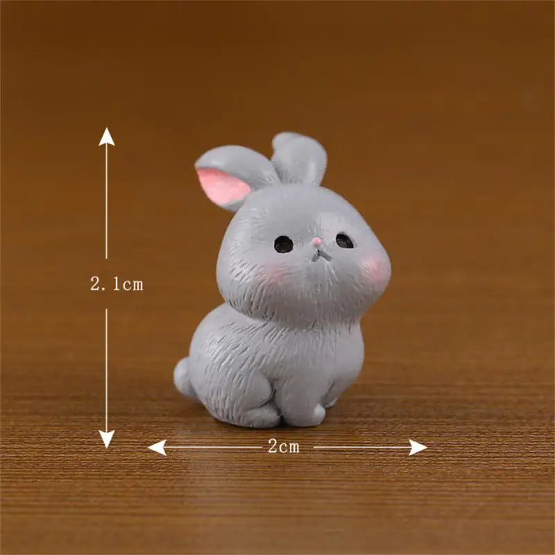 Charming Desktop Rabbit Ornaments – Creative & Unique Resin Decorations for Office or Home