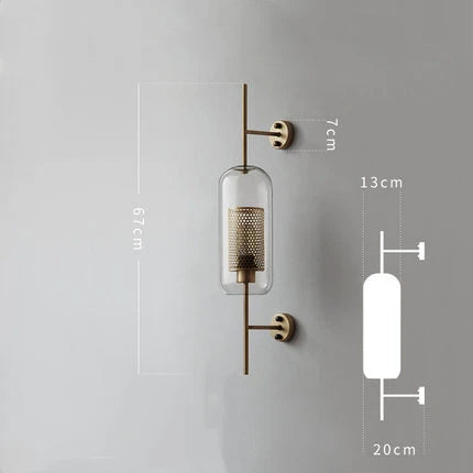 Modern Glass Wall Lamps Fixture: Elevate Your Home Decor