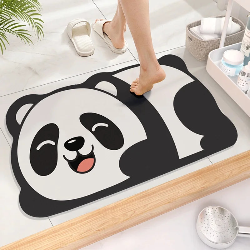 Super Absorbent Diatom Bath Mat – Non-Slip Quick-Drying Bathroom Floor Pad