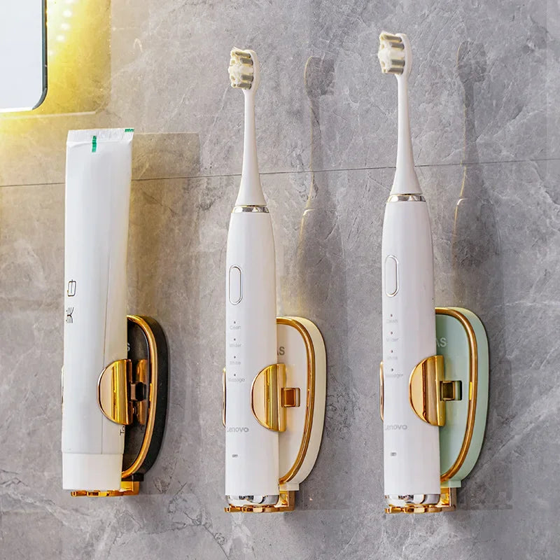 Traceless Wall-Mounted Electric Toothbrush Holder - Bathroom Accessories