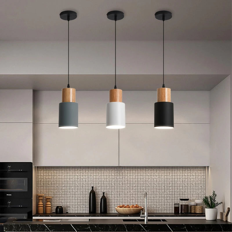 Minimalist Single Head Chandelier – Modern Nordic Pendant Lamp for Bedroom and Dining