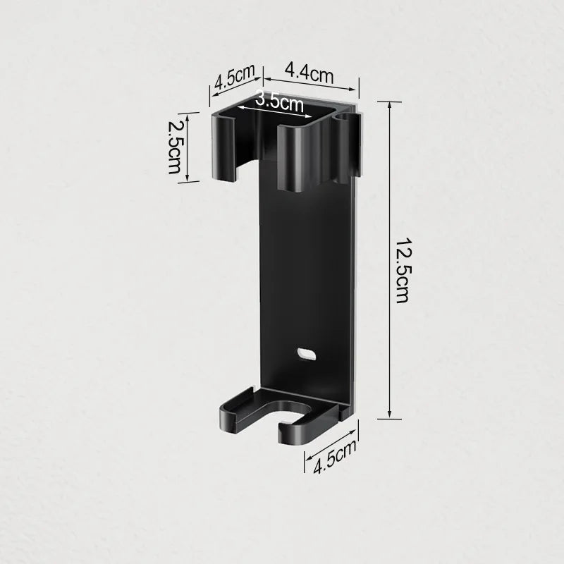 Bathroom Hair Tool Holder – Space Aluminum Straightener Rack with Cable Management Slot