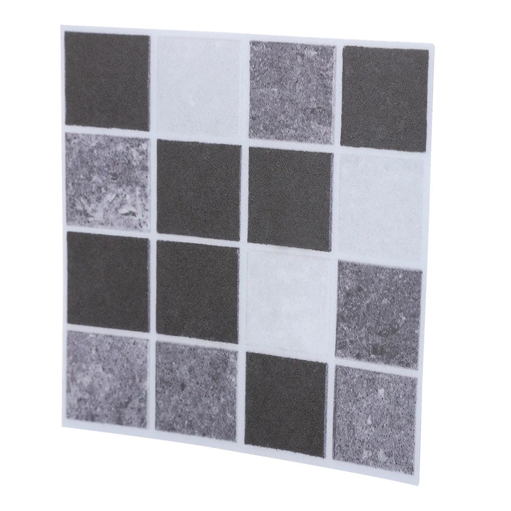 Waterproof Mosaic Tile Stickers – Reusable 10cm x 10cm Transfers for Kitchen & Bathroom