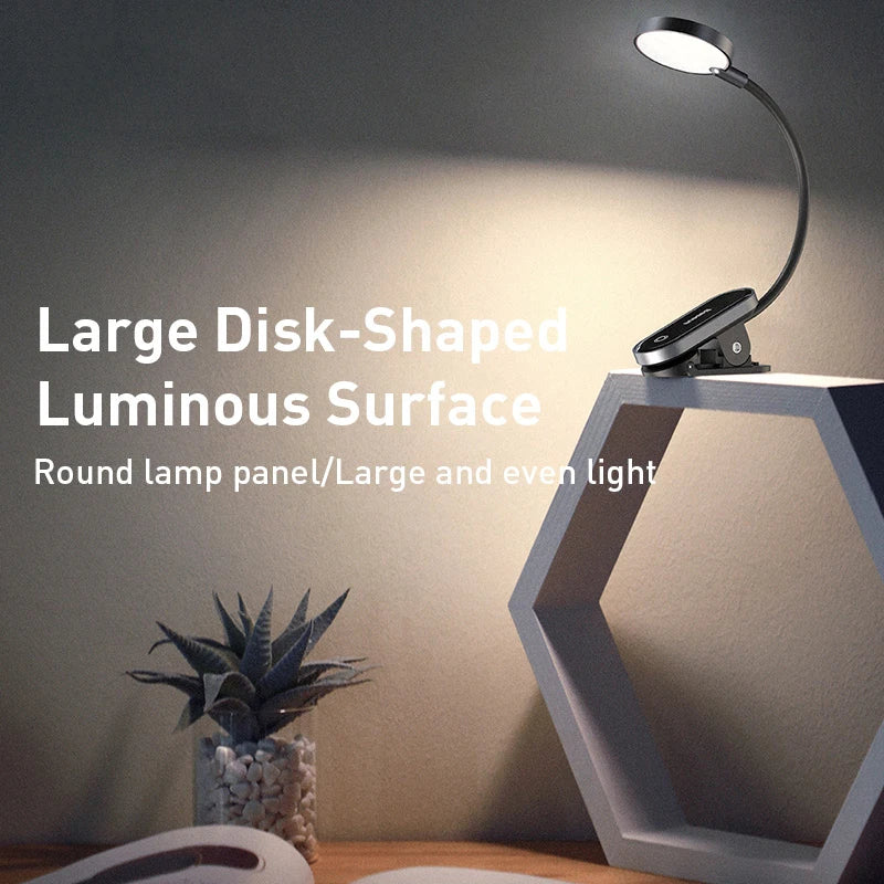 Wireless Rechargeable Desk Lamp with Stepless Dimming & Touch Control | Portable Reading