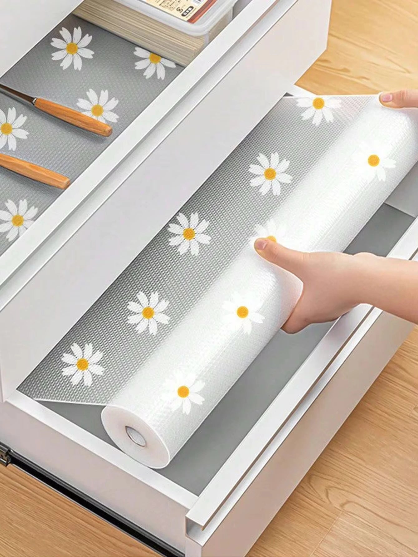 Roll EVA Shelf Liner – Waterproof Non-Adhesive Cabinet, Fridge & Drawer Mat