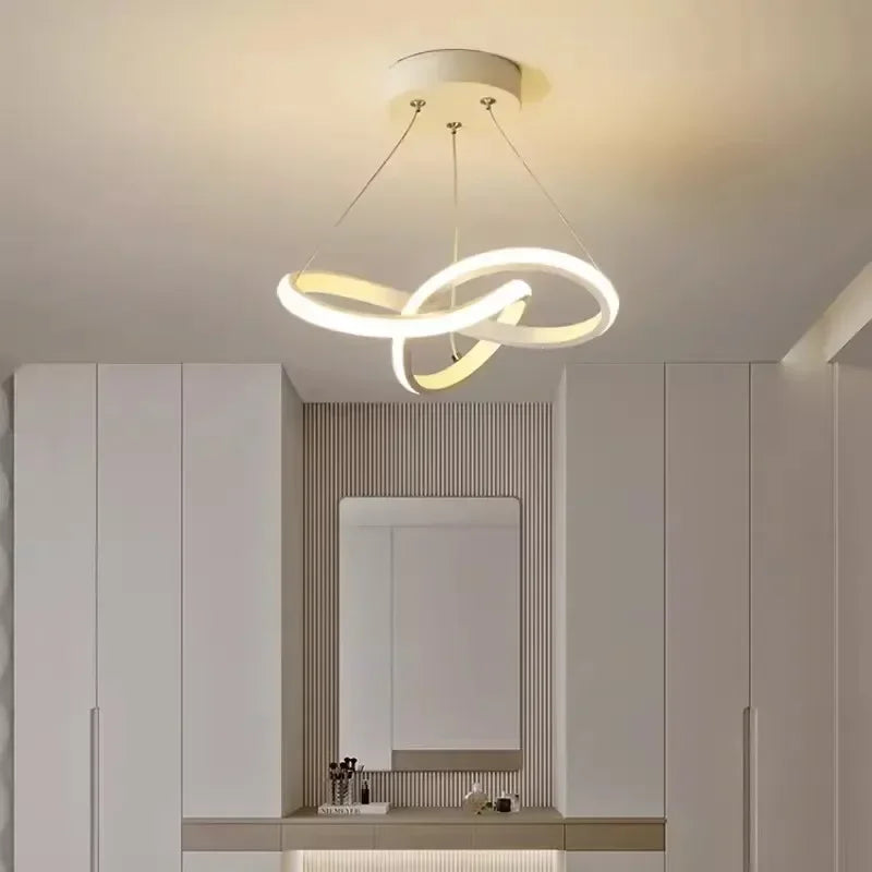 Luxury LED Ceiling Chandelier Modern Decorative Pendant Light for Bedroom Living Room Aisle