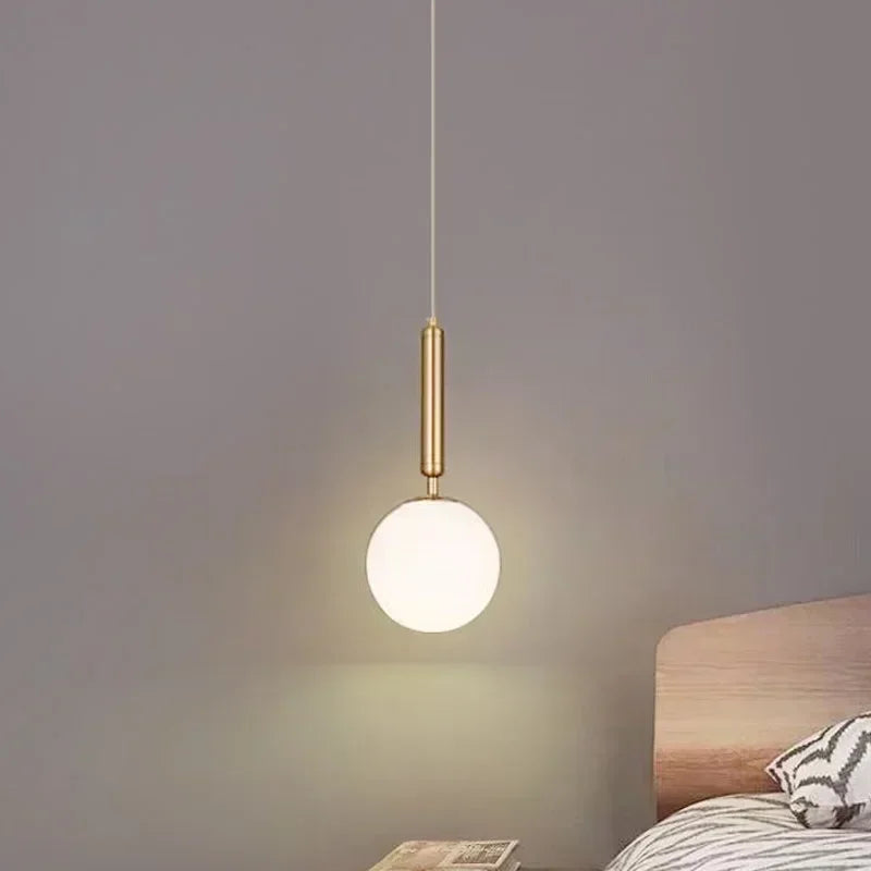 Modern Glass Ball LED Pendant Light – Stylish Illumination for Any Room