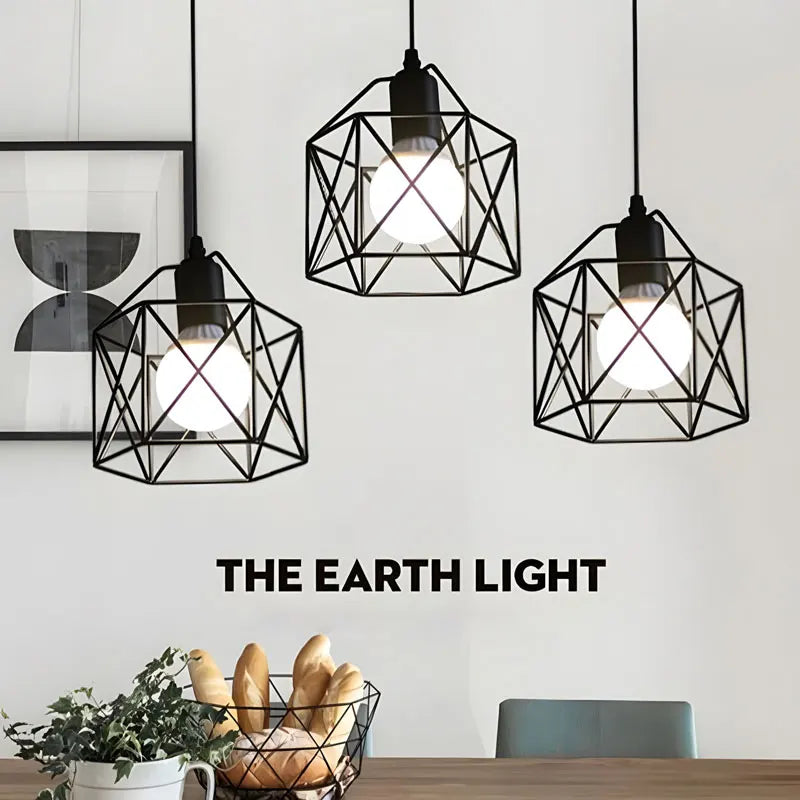 Retro E27 Pendant Lights for Kitchen Dinning RoomIndoor Hanging Lamps Chandelier Lighting Fixtures for Bedroom Corridor