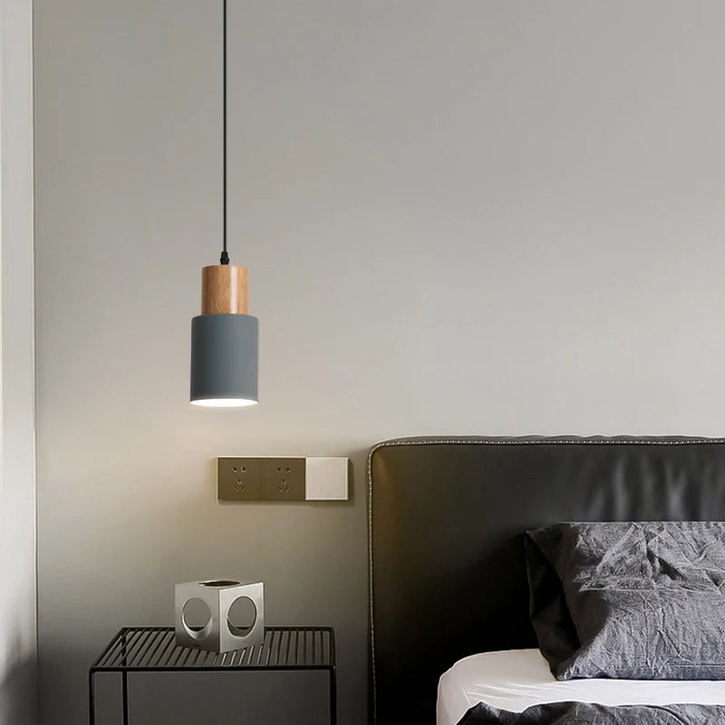 Minimalist Single Head Chandelier – Modern Nordic Pendant Lamp for Bedroom and Dining