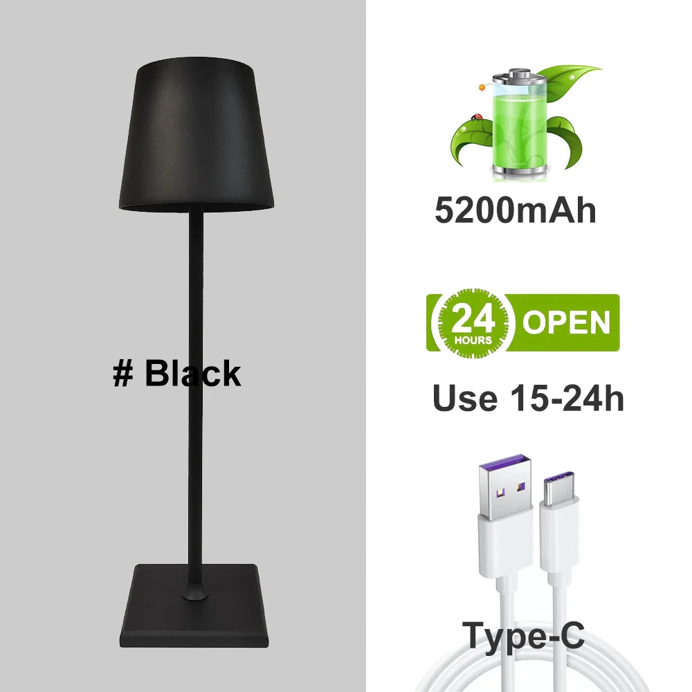 USB Aluminum Alloy Desk Lamp: Versatile Illumination for Any Space