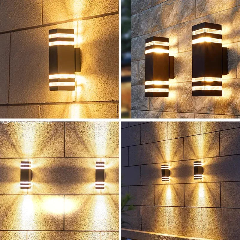 Modern LED Wall Light - Waterproof Outdoor AC 220V/110V Lamp