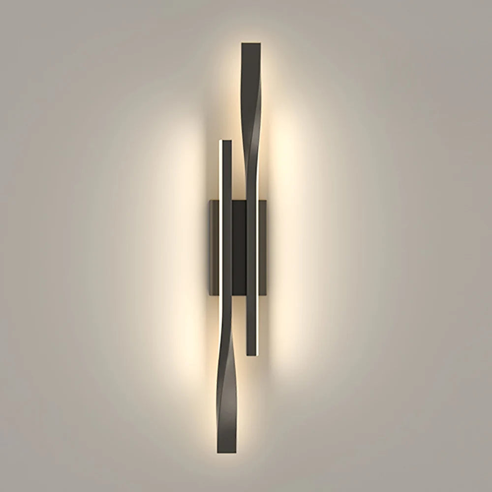 Long Strip Luxury Wall Lamp - Modern Nordic Bedroom Bedside and Living Room TV Wall Light