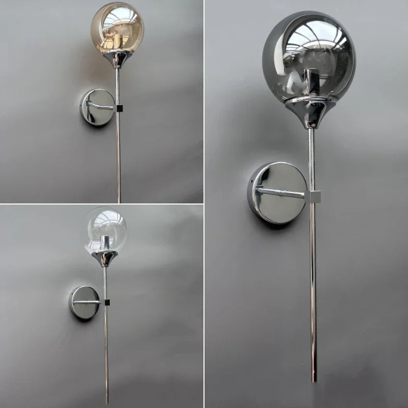 Modern Glass Wall Lamp – Creative Golden Sconces for Stylish Home Decor