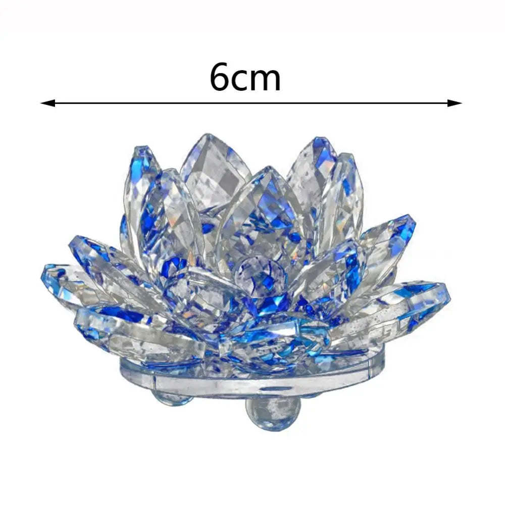 Feng Shui Quartz Crystal Lotus Flower Crafts – Home Wedding Party Decor, Gifts & Souvenir