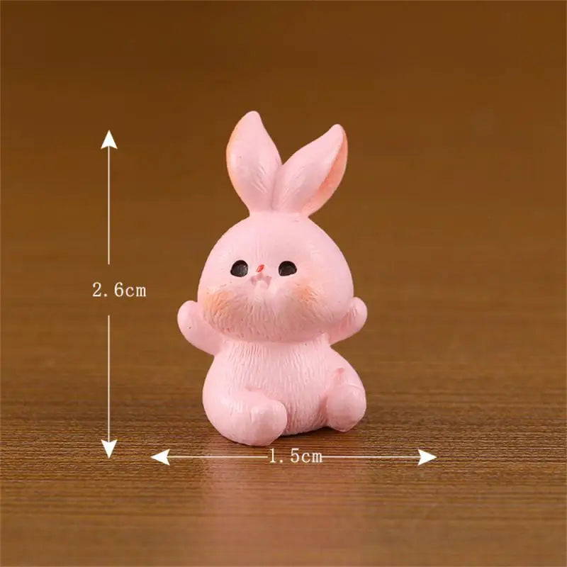 Charming Desktop Rabbit Ornaments – Creative & Unique Resin Decorations for Office or Home