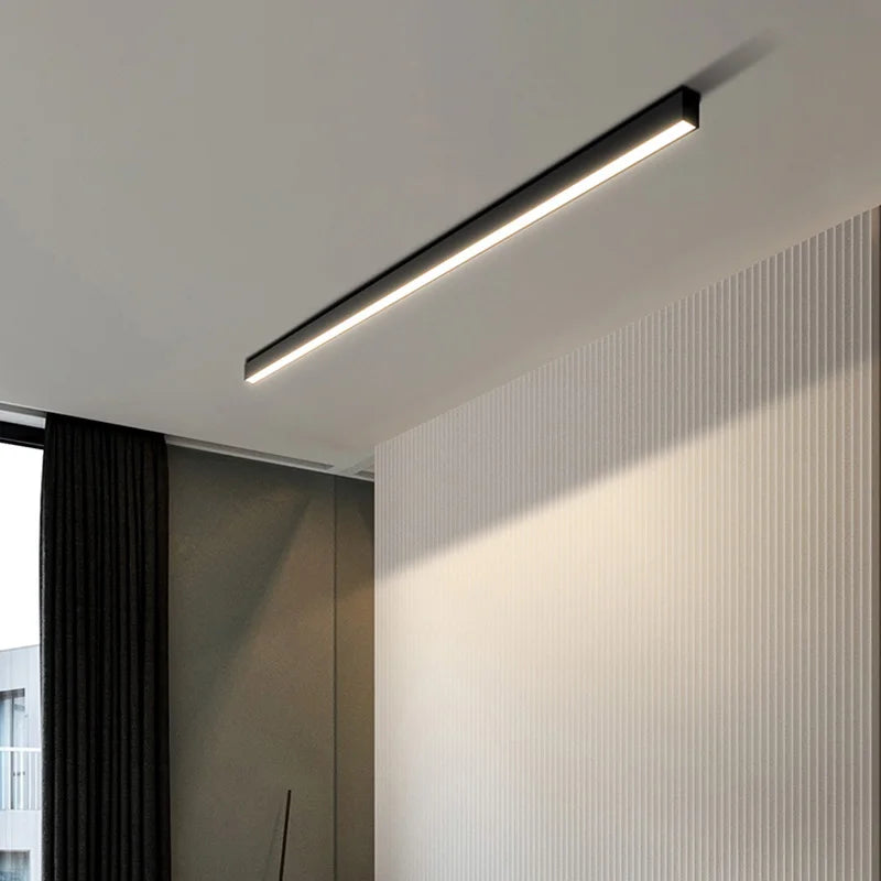 Modern Long Strip LED Ceiling Lights - Versatile Aisle and Room Lighting