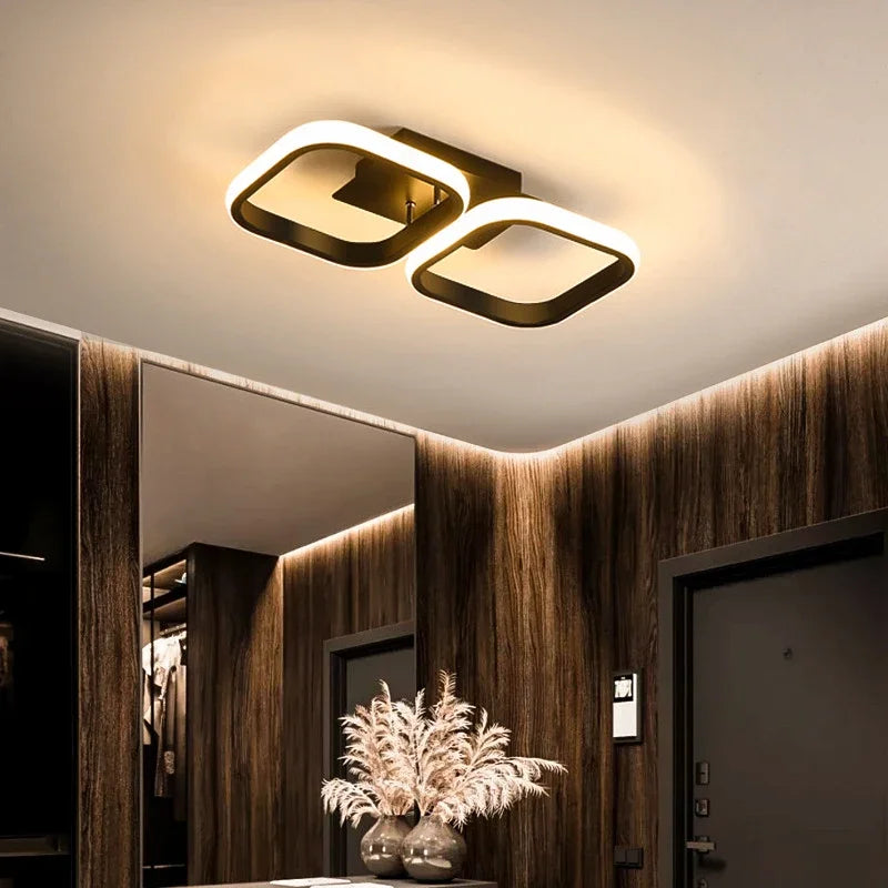 Modern LED Ceiling Chandelier - Multi-Head Ceiling Lighting Fixture for Aisle, Hallway, Bedroom, and Living Spaces