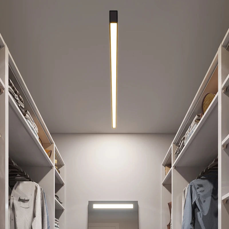 Modern Long Strip LED Ceiling Lights - Versatile Aisle and Room Lighting