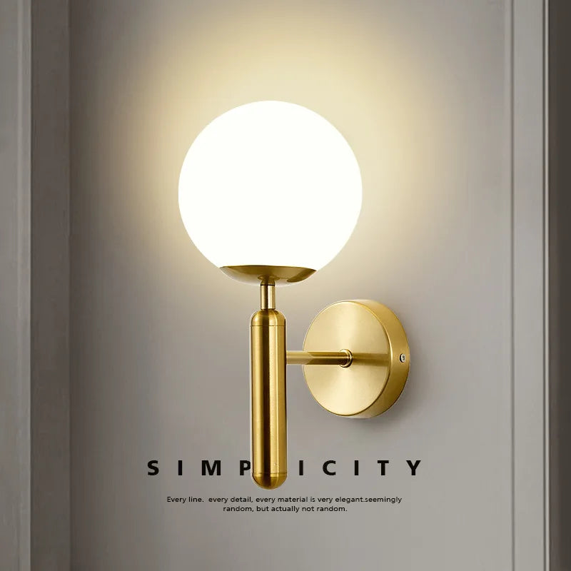 Modern Indoor Wall Light Lamp for Bedroom, Bedside, and Living Room Home Decor