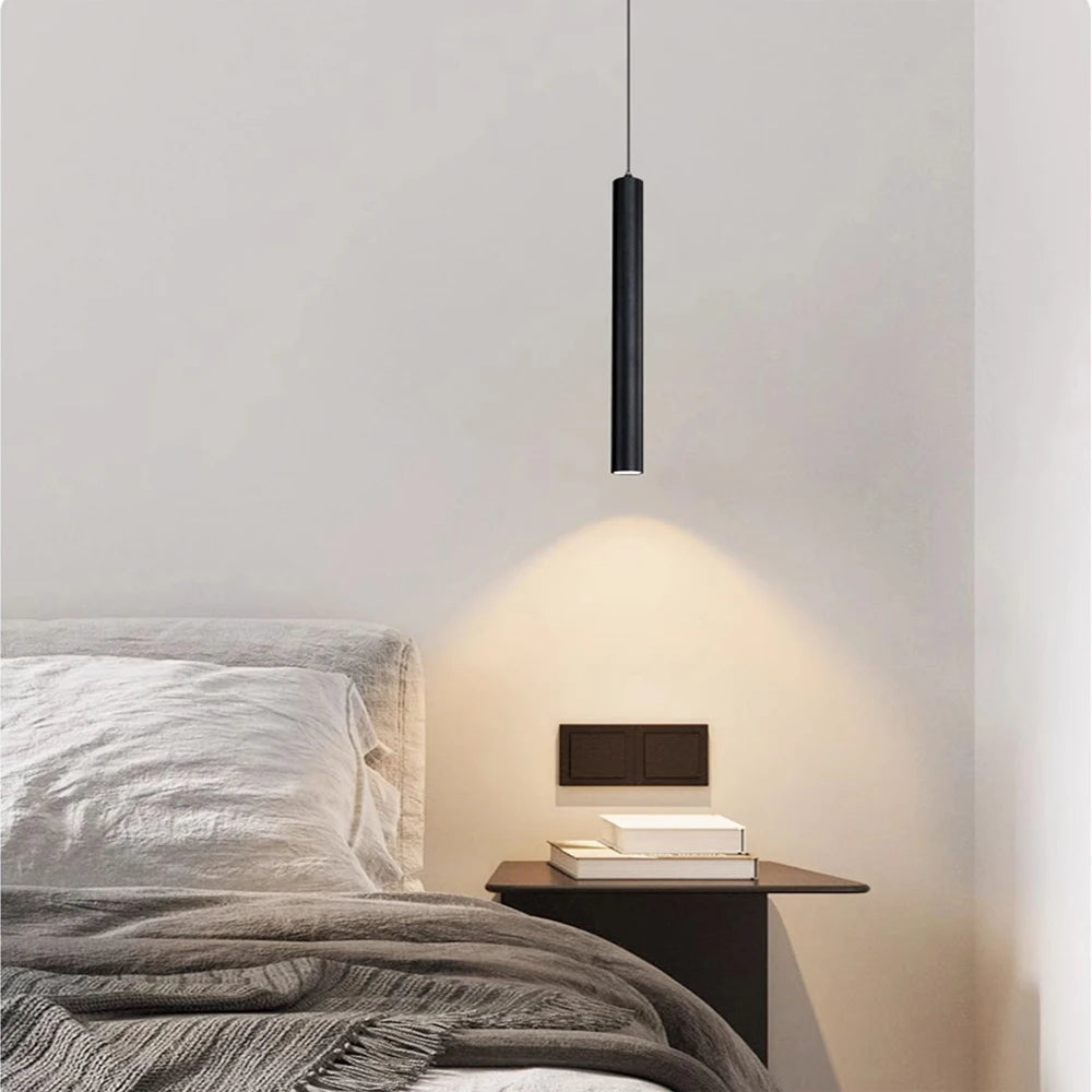 Modern Nordic LED Pendant Lamp - Double Head Hanging Light for Dining Room, Bedroom, and Study