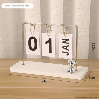 Electroplated Bear Wine Rack – Modern Ceramic and Wood Wine Bottle Holder for Living Room or Bar Decor