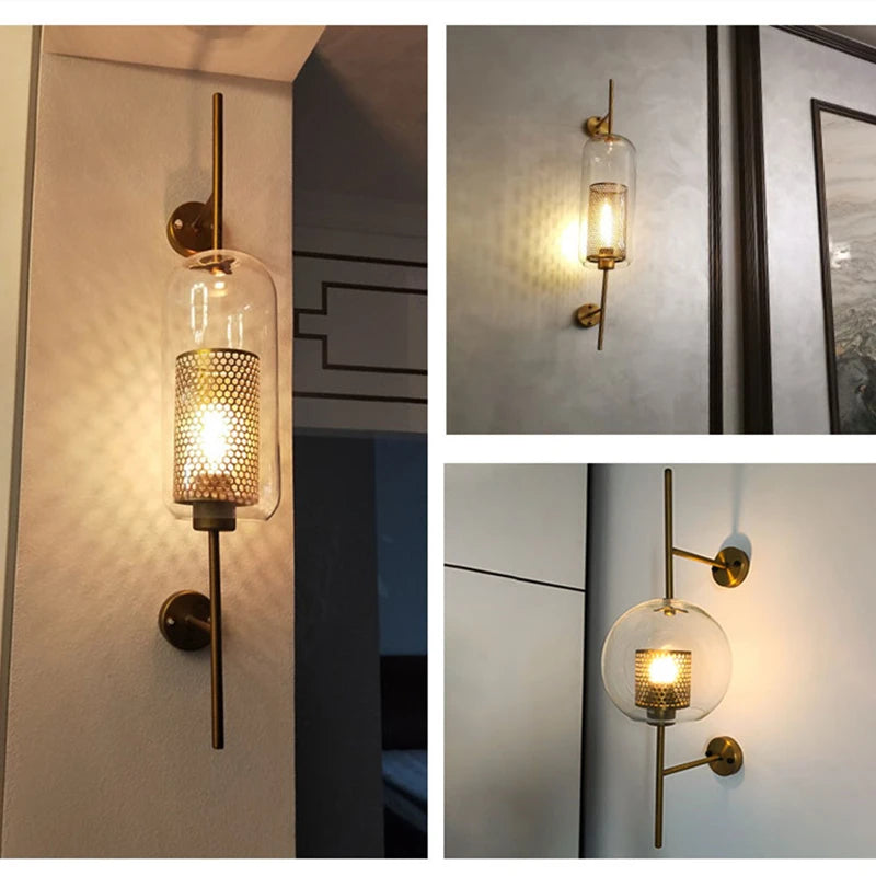 Modern Glass Wall Lamps Fixture: Elevate Your Home Decor