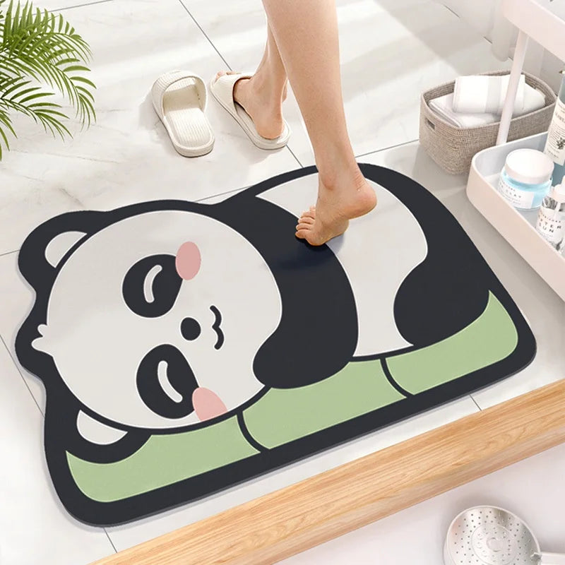 Super Absorbent Diatom Bath Mat – Non-Slip Quick-Drying Bathroom Floor Pad