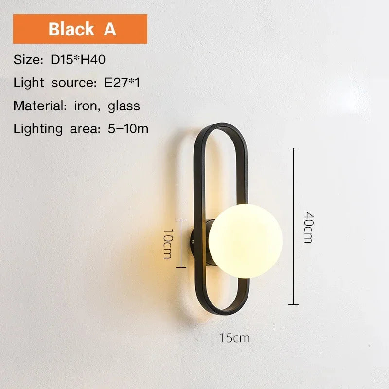 Modern LED Wall Lamp - Luxury Decorative Wall Sconce for Living Room, Bedroom, Corridor, Hotels