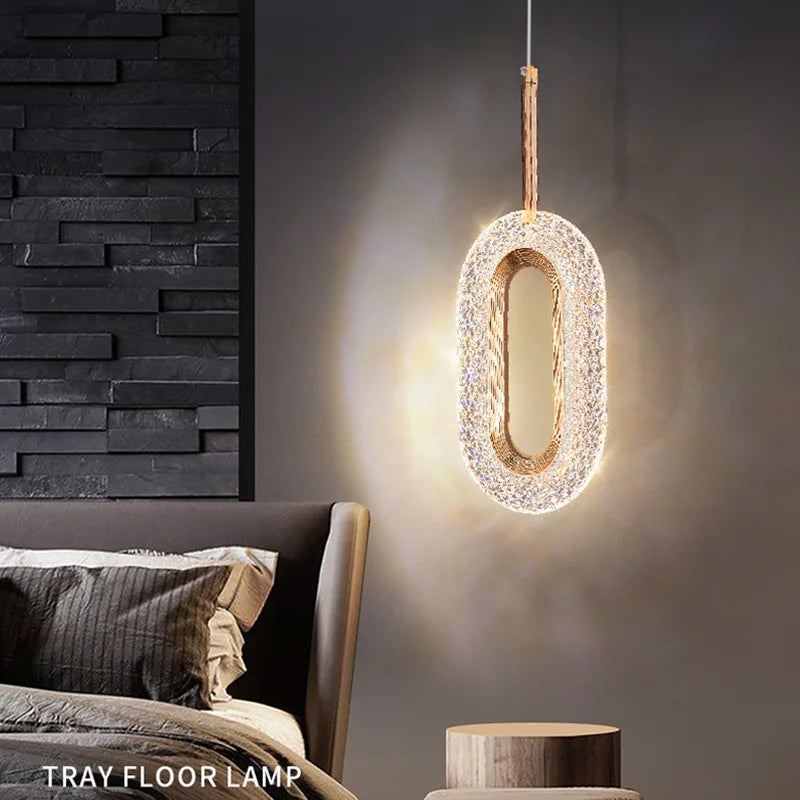 Lustre LED Pendant Light Hanging Lamp for Ceiling, Kitchen, Dining Table, Bedside, and Living Room Decor