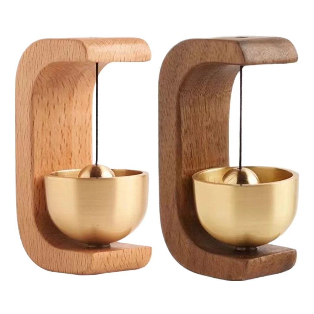 Japanese-Style Wooden Doorbell Chime – Decorative Hanging Wind Chime for Home & Office