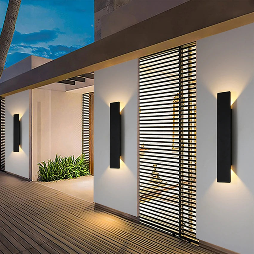 Outdoor Waterproof Wall Lamp: Modern LED Illumination for Your Exterior