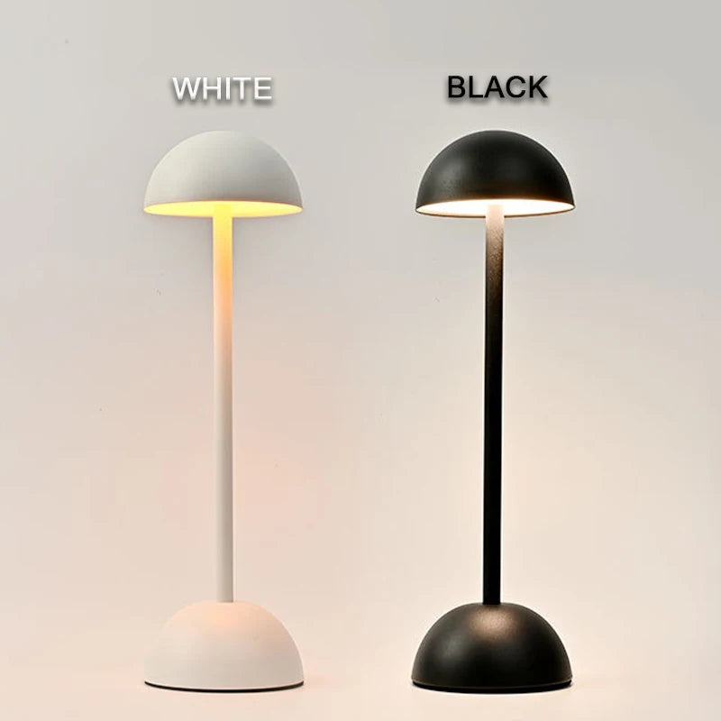 Portable Rechargeable LED Table Lamp | Cordless Mood Night Light for Dining, Bedroom, and Desk