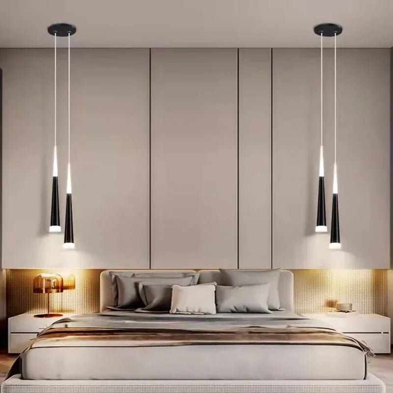 Nordic LED Pendant Lamp Modern Bedroom Living Room Hanging Chandelier Home Decor