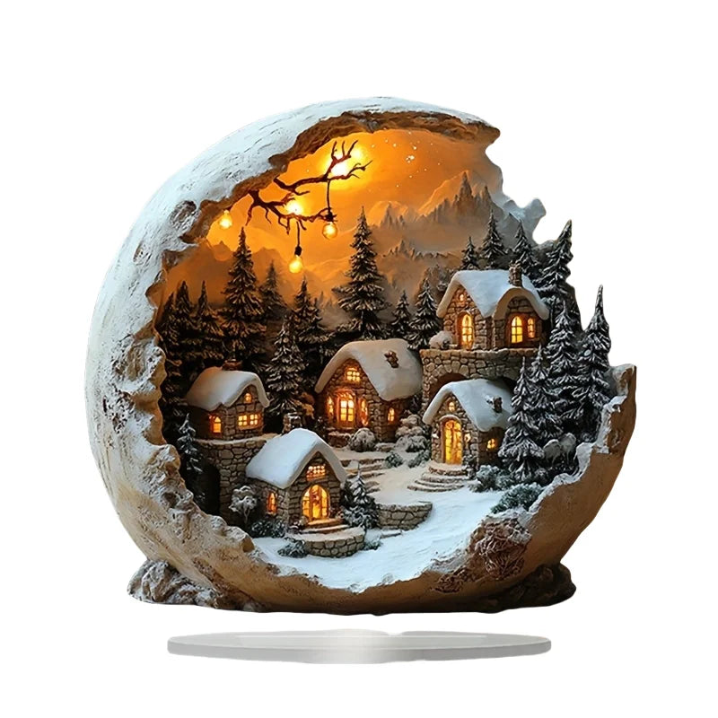 Bohemian Style Christmas Holiday Decoration Multifunctional Desktop Decor for Bedroom