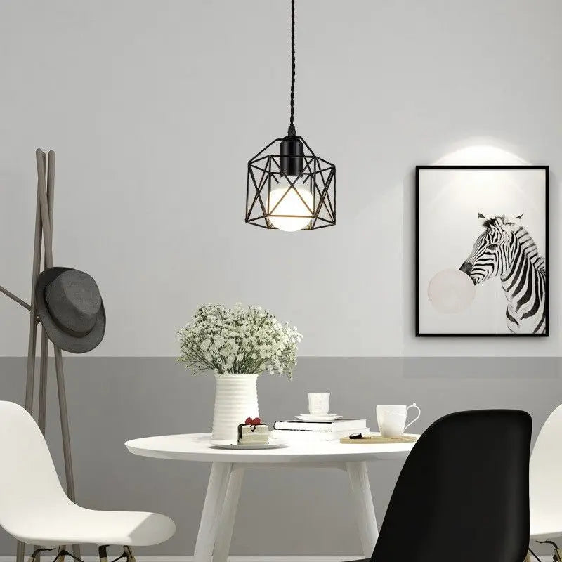 Retro E27 Pendant Lights for Kitchen Dinning RoomIndoor Hanging Lamps Chandelier Lighting Fixtures for Bedroom Corridor