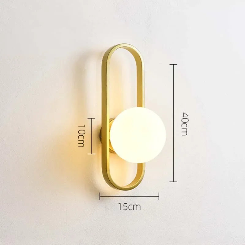 Modern LED Wall Lamp - Luxury Decorative Wall Sconce for Living Room, Bedroom, Corridor, Hotels