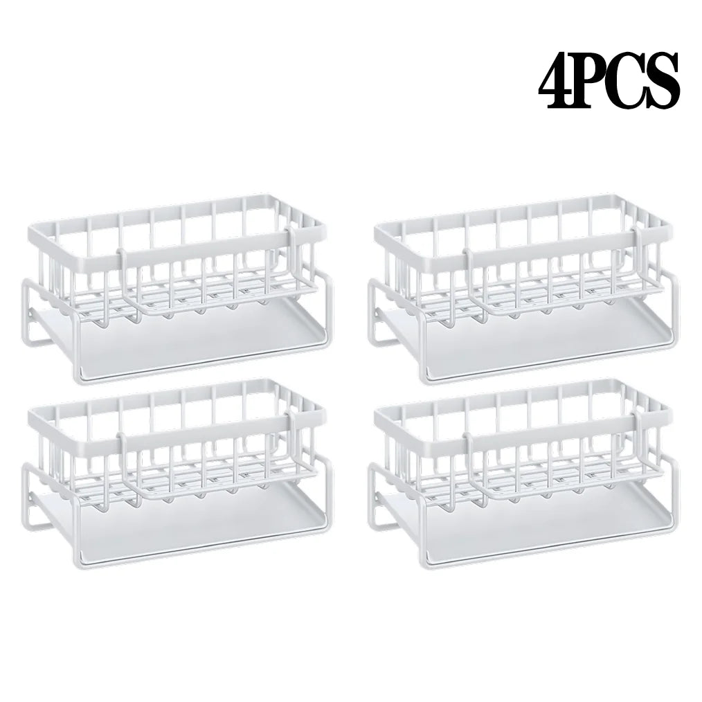 Kitchen Shelf Rag Storage Drainage Shelf No-Punch Storage Rack – Home Spice Rack Sink Tap Drainage Rack