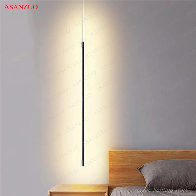 Modern Adjustable LED Pendant Light for Bedroom and Living Room