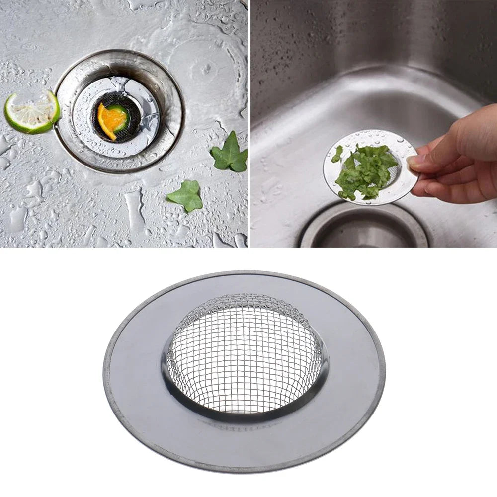 Stainless Steel Bathtub Hair Catcher – Efficient Drainage Solution